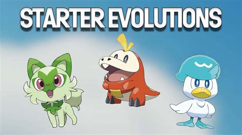 pokemon scarlet starter evolutions|Pokemon Scarlet and Violet Guide